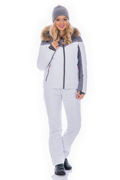 Женский горнолыжный Костюм High Experience Белый, 6980260K3