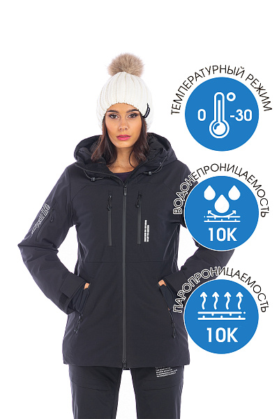 Куртка WHS Черный, 8783458