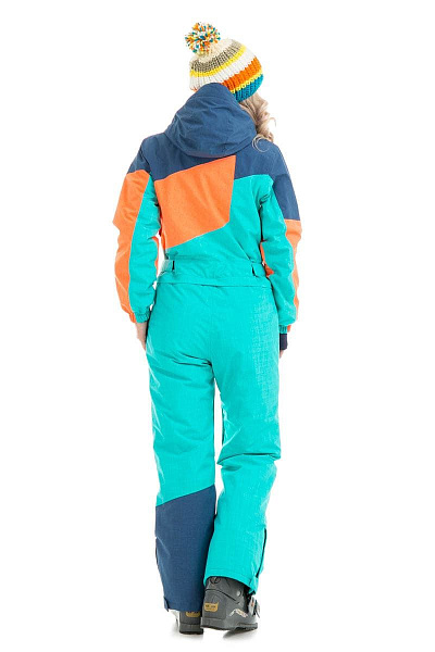 Женский горнолыжный Комбинезон Snow Headquarter Бирюзовый, 83819