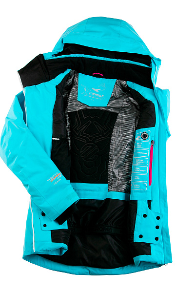 Женская горнолыжная Куртка WHS Голубой, 8783366
