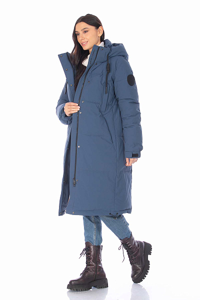 Пуховик FREE COVER Синий, 70672