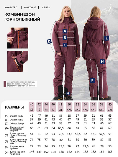 Комбинезон Lafor Брусничный, 7670173