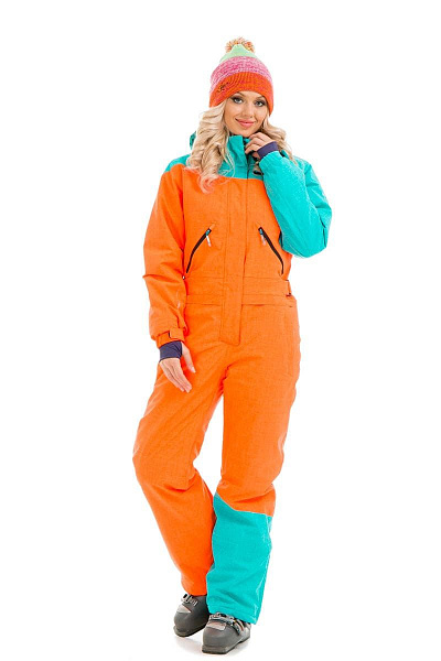 Женский горнолыжный Комбинезон Snow Headquarter Оранжевый, 83818