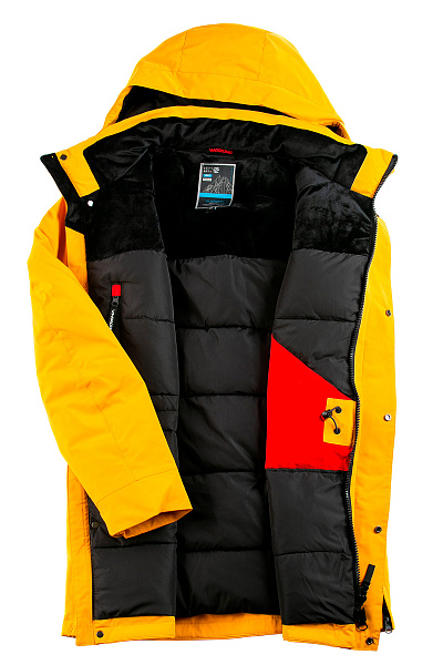 Мужская зимняя Парка WHS Желтый, 8783356