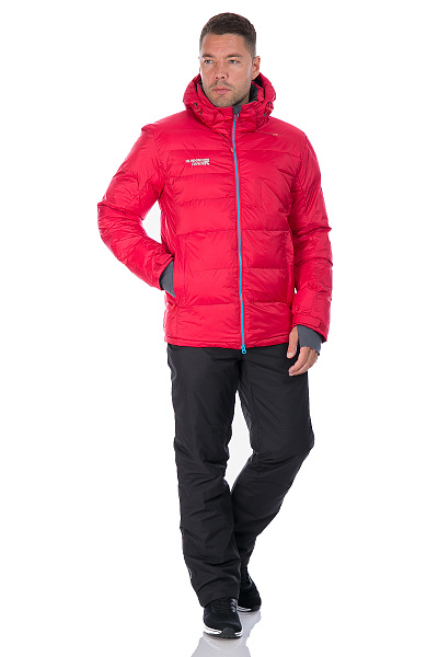 Мужской горнолыжный Пуховик Running River Красный, 827869