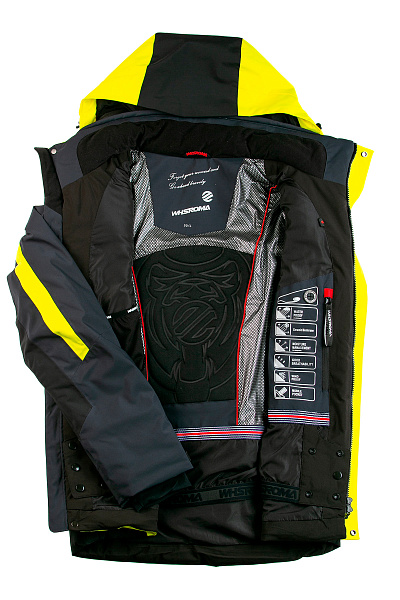 Мужская горнолыжная Куртка WHS Желтый, 8783363