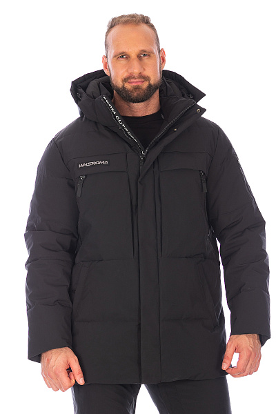 Мужской зимний Пуховик WHS Черный, 8783346