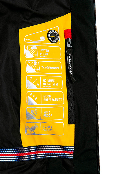 Мужская горнолыжная Куртка WHS Желтый, 8783326