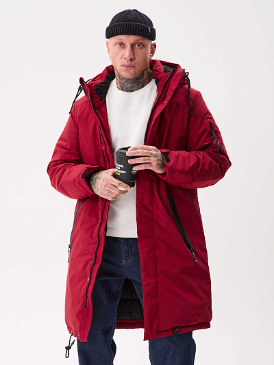 Парка Forcelab Бордовый, 7066225