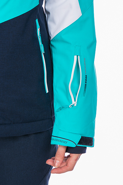 Женская горнолыжная Куртка High Experience Бирюзовый, 6980313