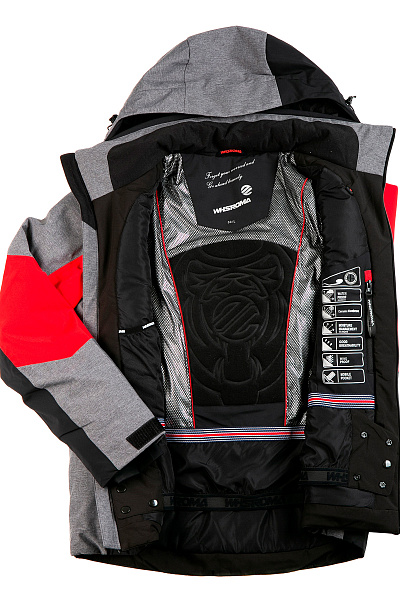 Мужская горнолыжная Куртка WHS Красный, 8783305