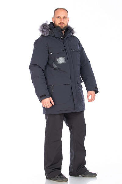 Парка WHS Темно-серый, 8783419