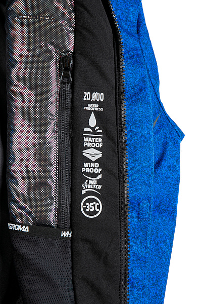 Мужская горнолыжная Куртка WHS Синий, 8783293