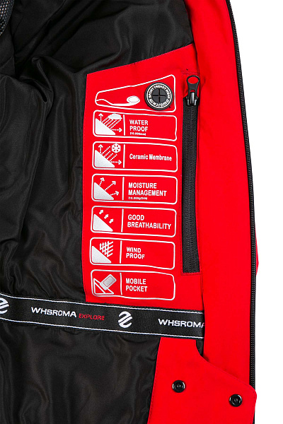 Мужской горнолыжный Костюм WHS Красный, 8783467K1