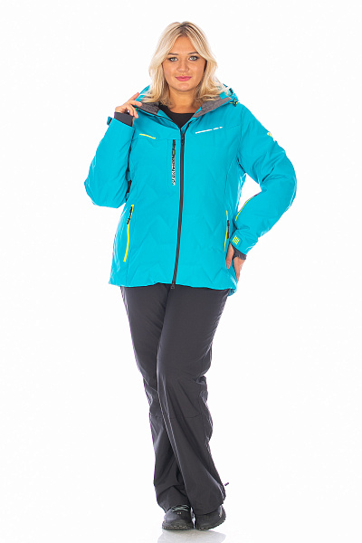 Женская горнолыжная Куртка WHS Бирюзовый, 8783341