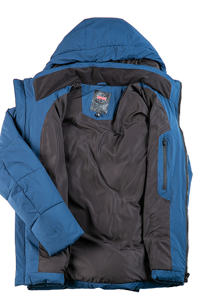 Пуховик Lafor Серо-синий, 767069