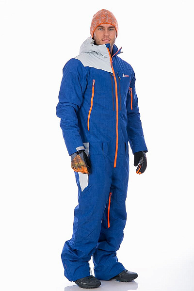 Мужской горнолыжный Комбинезон Snow Headquarter Синий, 838115