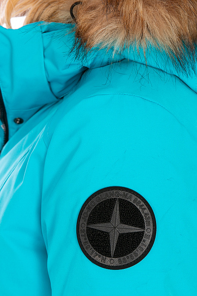 Женская зимняя Парка Lafor Бирюзовый, 767036