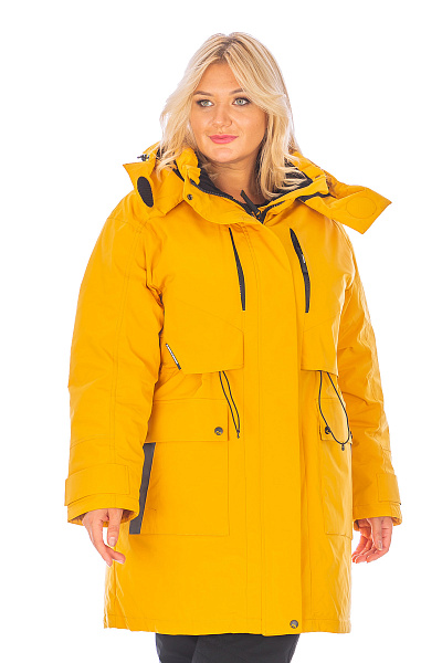 Женская зимняя Парка WHS Желтый, 8783339