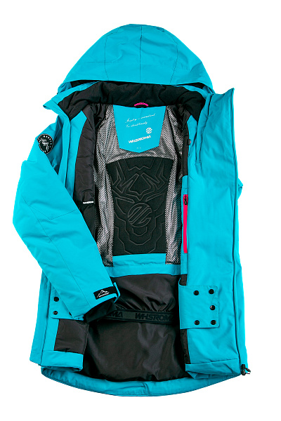 Женская горнолыжная Куртка WHS Бирюзовый, 8783333