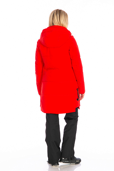 Женский зимний Пуховик WHS Красный, 8783322