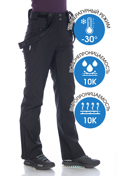 Штаны WHS Черный, 8783392