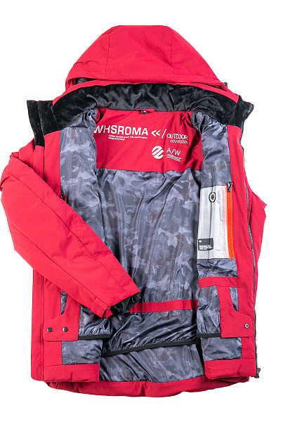 Мужской зимний Костюм WHS Бордовый, 8783387K1