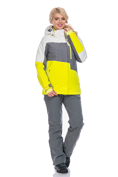 Женская горнолыжная Куртка WHS Белый, 8783249