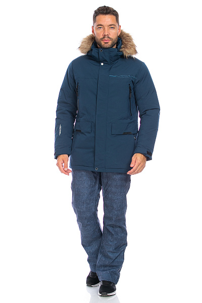 Мужской зимний Костюм Lafor Серо-синий, 767056K2