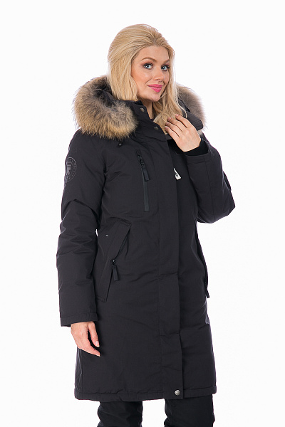 Женская зимняя Куртка Running River Черный, 827865