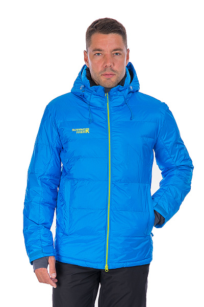 Мужской горнолыжный Пуховик Running River Голубой, 827869