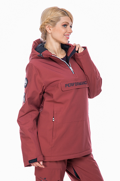Женская горнолыжная Куртка High Experience Бордовый, 6980322