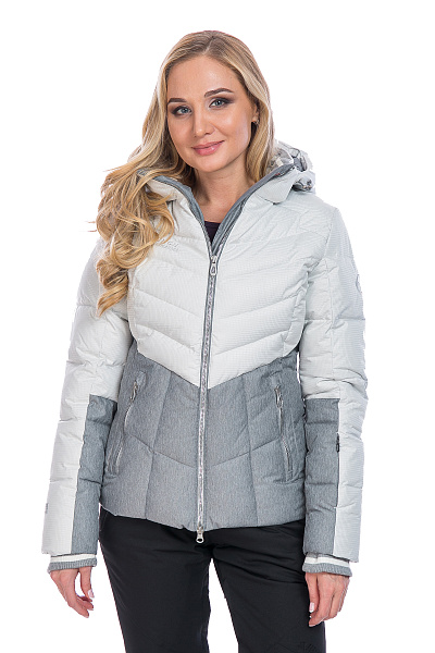 Женский горнолыжный Пуховик High Experience Серый, 6980377