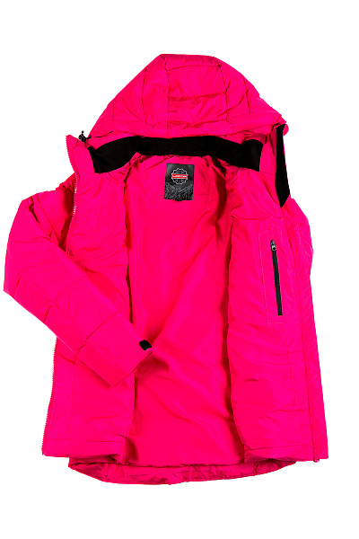 Женский зимний Пуховик Lafor Малиновый, 76701