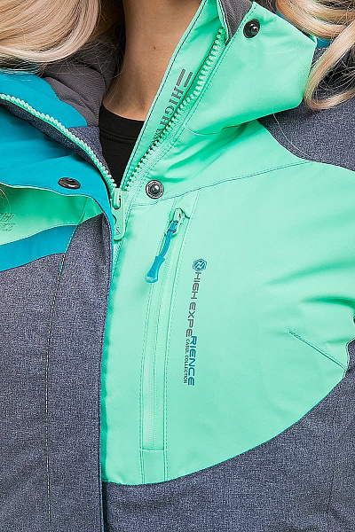 Женская горнолыжная Куртка High Experience Мятный, 6980194