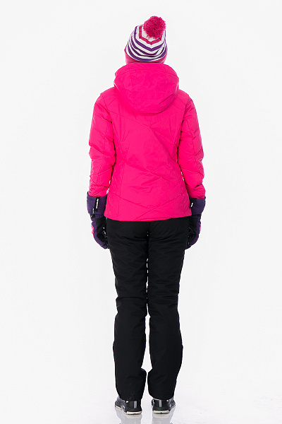 Женский горнолыжный Пуховик Running River Малиновый, 827867