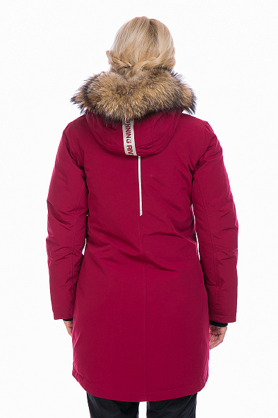 Женская зимняя Парка Running River Бордовый, 827884