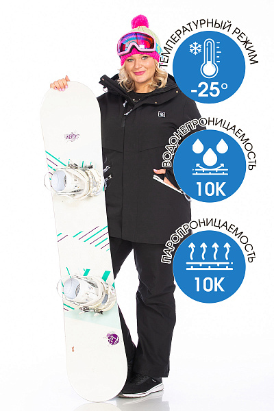 Куртка WHS Черный, 8783409