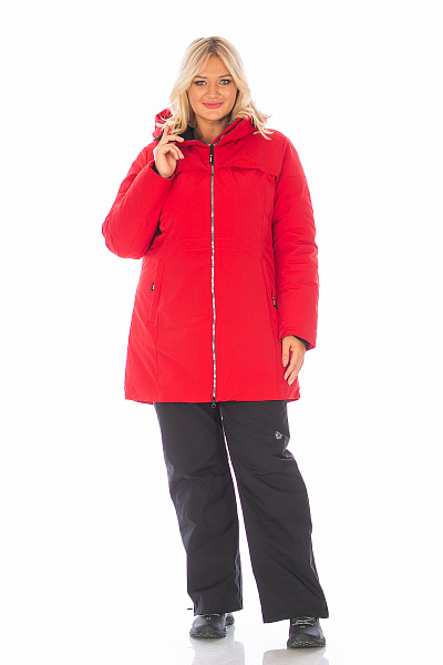 Женская зимняя Парка Lafor Красный, 767040
