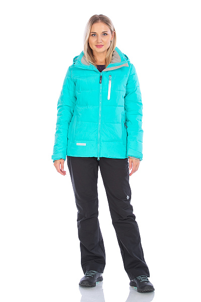 Женский зимний Пуховик Lafor Бирюзовый, 76701