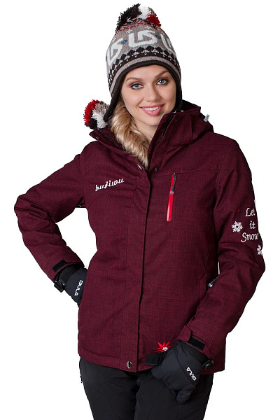 Женский горнолыжный Костюм Bujiwu Бордовый, 66872K1