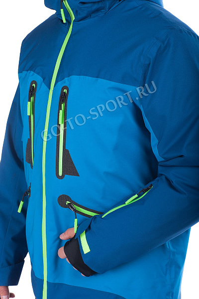 Мужская горнолыжная Куртка WHS Синий, 878356