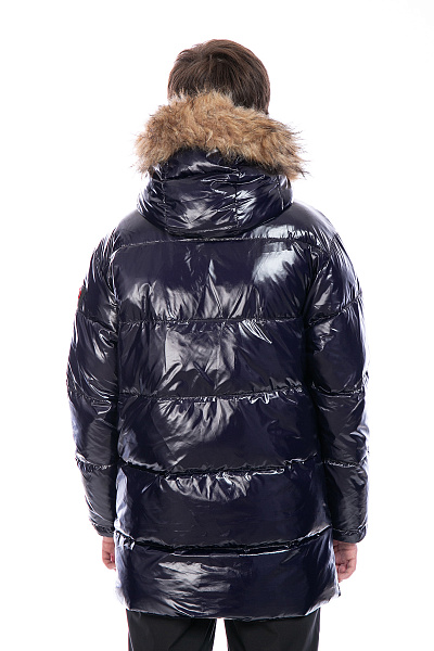 Детский зимний Пуховик WHS Темно-синий, 8783285