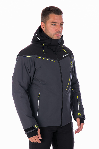 Мужская горнолыжная Куртка WHS Серый, 8783245