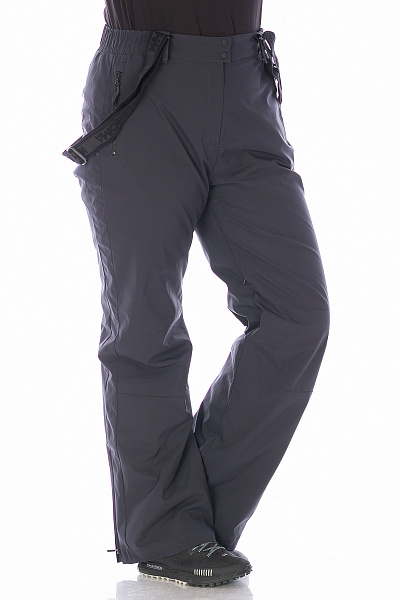 Женские горнолыжные Штаны WHS Темно-серый, 8783315