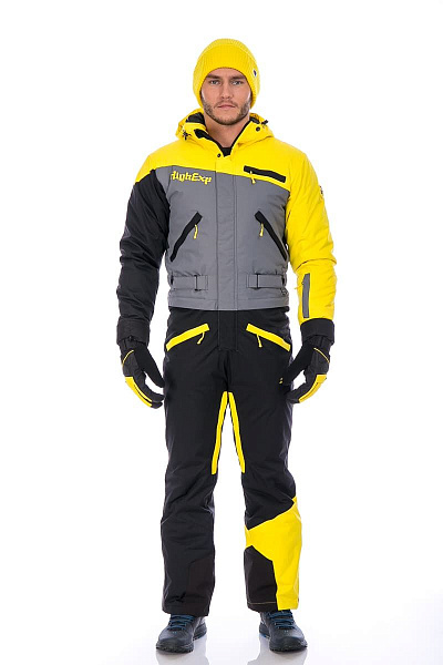 Мужской горнолыжный Комбинезон High Experience Черный, 6980301