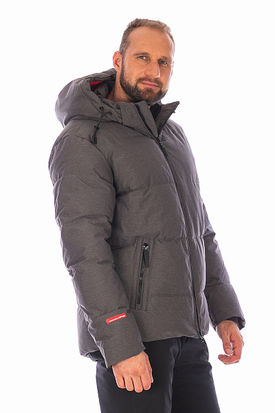 Мужской зимний Пуховик Lafor Темно-серый, 767068