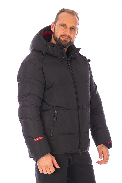 Мужской зимний Пуховик Lafor Черный, 767069
