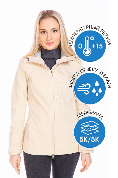 Куртка WHS Бежевый, 8783447