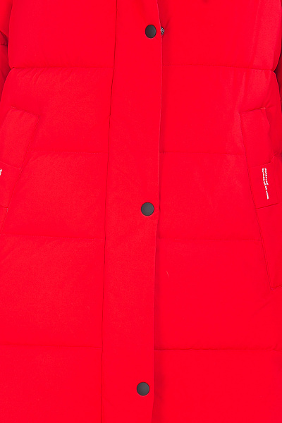 Пуховик WHS Красный, 8783389
